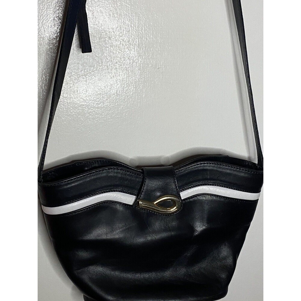 Francesco Biasia Vintage Italian Leather Off The Shoulder Bag 90’s